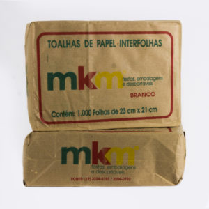 Papel Toalha Interfolha -20 cm x21 cm -Cor Branco Luxo - C/ 1.000